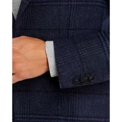 Best Pirce 🌟 BOSS C-Hanry Plaid Tech Flannel Slim Fit Sport 🧥 Coat Dark Blue ✔️ -Hugo Boss Shop unnamed file 346