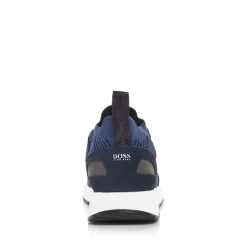 Best Sale 💯 Hugo Boss Men's Titanium Knit Low Top 👟 Sneakers Navy 🤩 -Hugo Boss Shop unnamed file 351