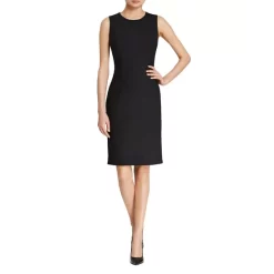 Brand new 🎁 BOSS Dirusa Fundamental Sheath 👗 Dress Black 🥰