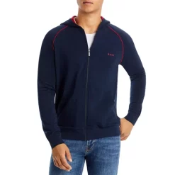Cheap 🔔 BOSS Mix And Match Cotton Blend Track Jacket Dark Blue 🔥 -Hugo Boss Shop unnamed file 374