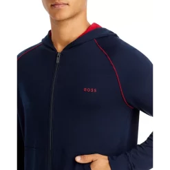 Cheap 🔔 BOSS Mix And Match Cotton Blend Track Jacket Dark Blue 🔥 -Hugo Boss Shop unnamed file 377
