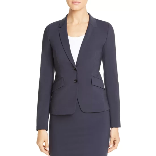 Hot Sale ⭐ BOSS Jiletara Fundamental Blazer Navy ✔️ 3 Hot Sale ⭐ BOSS Jiletara Fundamental Blazer Navy ✔️