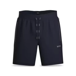 Budget 😀 BOSS Mix & Match Cotton Stretch Logo Print Drawstring Shorts Medium Gray 😉 -Hugo Boss Shop unnamed file 425