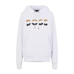Top 10 🥰 BOSS Econy2 Relaxed Fit Logo Hoodie White 🎁 -Hugo Boss Shop unnamed file 45