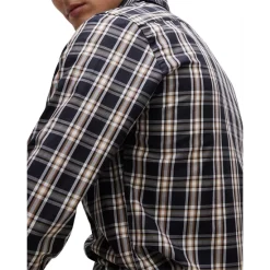 New 💯 BOSS Hal Kent Check Regular Fit Button Down 👚 Shirt Medium Beige 💯 -Hugo Boss Shop unnamed file 455