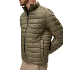 New 👍 BOSS Calanos Lightweight Puffer Jacket Open Green 👍