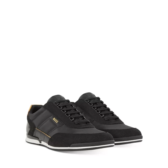 Buy ๐คฉ BOSS Men's Saturn Lowp Flny 102 Lace Up ๐ Sneakers Black ๐ 3 Buy ๐คฉ BOSS Men's Saturn Lowp Flny 102 Lace Up ๐ Sneakers Black ๐