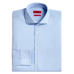 Buy 🔔 HUGO Jason Slim Fit Long Sleeve Cotton 👗 Dress 👕 Shirt Lavender 🎉 -Hugo Boss Shop unnamed file 503