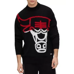 Buy 👏 BOSS Relaxed Fit Chicago Bulls 🏀 Basketball Sweater Black 🥰 -Hugo Boss Shop unnamed file 529