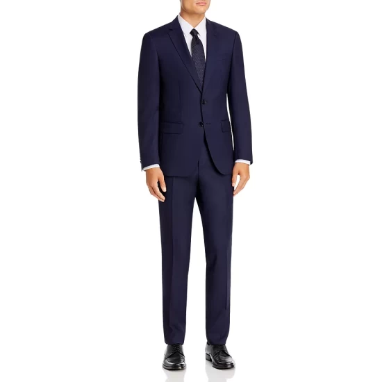 Brand new โจ BOSS Huge/Genius Solid Slim Fit Suit Navy ๐ 3 Brand new โจ BOSS Huge/Genius Solid Slim Fit Suit Navy ๐