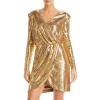 Cheap 🛒 BOSS Epalleta Sequined 👗 Dress Gold 😍 -Hugo Boss Shop unnamed file 546