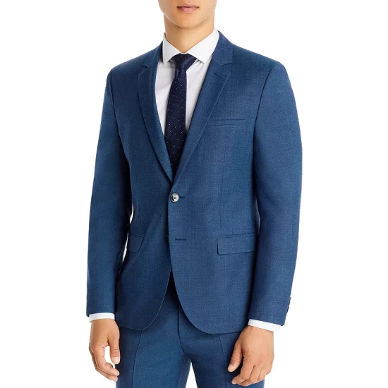 Flash Sale ✨ HUGO Arti & Hesten Petrol Blue Textured Extra Slim Fit Suit Separates Turquoise/aqua 🎁 4 Flash Sale ✨ HUGO Arti & Hesten Petrol Blue Textured Extra Slim Fit Suit Separates Turquoise/aqua 🎁 - Image 2