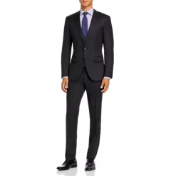 Cheapest 🌟 BOSS Huge/Genius Wool Twill Slim Fit Suit Black 🔔 -Hugo Boss Shop unnamed file 56