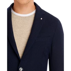 Best Pirce 🥰 BOSS C-Hanry Textured Stretch Solid Slim Fit Sport 🧥 Coat Dark Blue 😍 -Hugo Boss Shop unnamed file 568