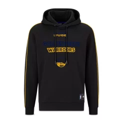 Coupon 🎁 BOSS Golden Warriors 🏀 Basketball Graphic Hoodie Black 😍