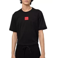 Flash Sale 🥰 HUGO Diragolino Logo Tee Black ✨