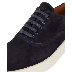 Deals 🧨 BOSS Men's Clay Tenn Sd 1024326 Lace Up Oxford 👟 Sneakers Dark Blue 😉 -Hugo Boss Shop unnamed file 654