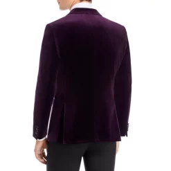 Buy ❤️ BOSS Hutson Velvet Slim Fit Dinner Jacket Blackberry ✨ -Hugo Boss Shop unnamed file 667
