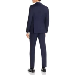 Hot Sale 🛒 BOSS H-Huge Melange Solid Slim Fit 3-Piece Suit Navy 👏 -Hugo Boss Shop unnamed file 731