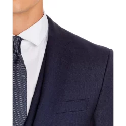 Hot Sale 🛒 BOSS H-Huge Melange Solid Slim Fit 3-Piece Suit Navy 👏 -Hugo Boss Shop unnamed file 732