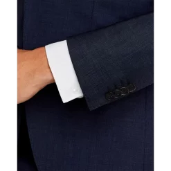 Hot Sale 🛒 BOSS H-Huge Melange Solid Slim Fit 3-Piece Suit Navy 👏 -Hugo Boss Shop unnamed file 733