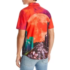 Wholesale 🤩 HUGO Ellino Relaxed Fit Short Sleeve Camp 👚 Shirt Open Pink 👍 -Hugo Boss Shop unnamed file 738