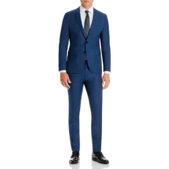 New 🤩 HUGO Blue Sharkskin Extra Slim Fit Suit Separates 🥰