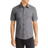 Brand new 👍 HUGO Ermino Slim Fit Short Sleeve 👕 Shirt Charcoal 🥰 -Hugo Boss Shop unnamed file 742