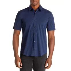 Brand new 👍 HUGO Ermino Slim Fit Short Sleeve 👕 Shirt Charcoal 🥰 -Hugo Boss Shop unnamed file 744