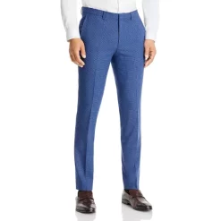 Deals 🎉 HUGO Arti & Hesten Tonal Micro Check Extra Slim Fit Suit Separates Turquoise/aqua ✨ -Hugo Boss Shop unnamed file 762