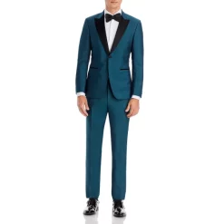 Top 10 ๐ฅ Hugo Boss Huge Slim Fit Tuxedo Turquoise/aqua ๐