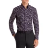 Best Sale 😀 HUGO Ermo Slim Fit Long Sleeve 👚 Shirt Dark Purple 🛒 -Hugo Boss Shop unnamed file 784