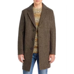 New 🌟 BOSS C-CAM-224 Relaxed Fit Check Jacket Medium Beige 😀