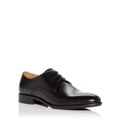 Discount ⌛ BOSS Men's Eastside Plain Toe Oxfords - 100% Exclusive Black 🌟