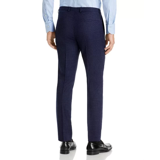 Deals โ HUGO Hesten Textured Weave Slim Fit Suit Pants Dark Blue ๐คฉ 5 Deals โ HUGO Hesten Textured Weave Slim Fit Suit Pants Dark Blue ๐คฉ - Image 3