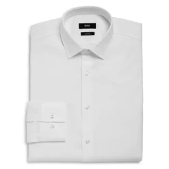 Best reviews of ✨ BOSS Basic Solid Slim Fit 👗 Dress 👕 Shirt Light Blue 🔔