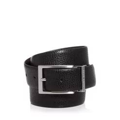 Hot Sale 👍 BOSS Hugo Boss Men's Ollie Leather Belt Black 🌟