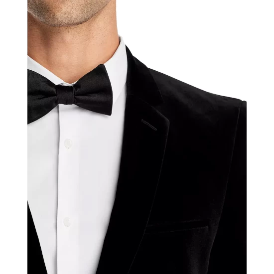 New โญ HUGO Arti Velvet Extra Slim Fit Jacket Black ๐ 5 New โญ HUGO Arti Velvet Extra Slim Fit Jacket Black ๐ - Image 3