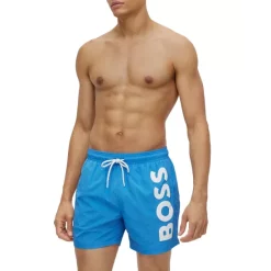 Wholesale 💯 BOSS Octopus Logo Swim Shorts Medium Blue 🔥