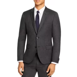 Cheapest 😀 HUGO Arti Birdseye Extra Slim Fit Suit Jacket Charcoal ⭐