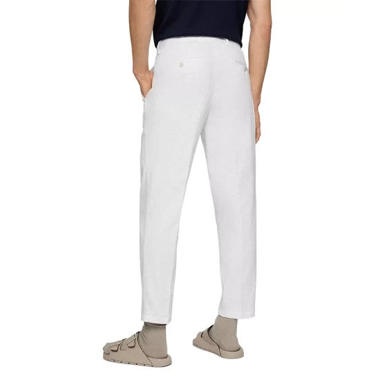 Best Sale 💯 BOSS Perrin Tapered Fit Pants White 🌟 5 Best Sale 💯 BOSS Perrin Tapered Fit Pants White 🌟 - Image 3