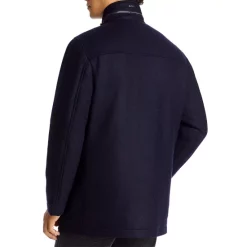 Flash Sale 🥰 BOSS Camron Herringbone Weave 🧥 Coat Dark Grey 🎁 -Hugo Boss Shop unnamed file 95