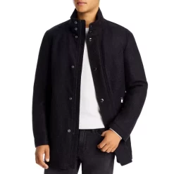Flash Sale 🥰 BOSS Camron Herringbone Weave 🧥 Coat Dark Grey 🎁 -Hugo Boss Shop unnamed file 96