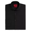 Cheap ⌛ HUGO Jason Solid Slim Fit 👗 Dress 👚 Shirt Black 😍