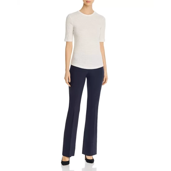 Brand new โจ BOSS Tulea Fundamental Side-Zip Bootcut Pants Navy ๐ 6 Brand new โจ BOSS Tulea Fundamental Side-Zip Bootcut Pants Navy ๐ - Image 4