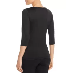 Flash Sale 🔥 BOSS Scoop Neck Tee Black 😀 -Hugo Boss Shop unnamed file 976