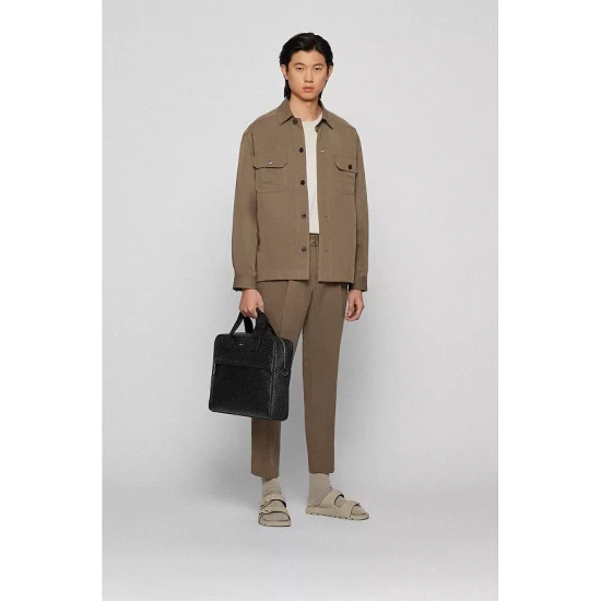 Wholesale 🤩 BOSS Hugo Boss Byron Doc Case Black 😍 5 Wholesale 🤩 BOSS Hugo Boss Byron Doc Case Black 😍 - Image 3